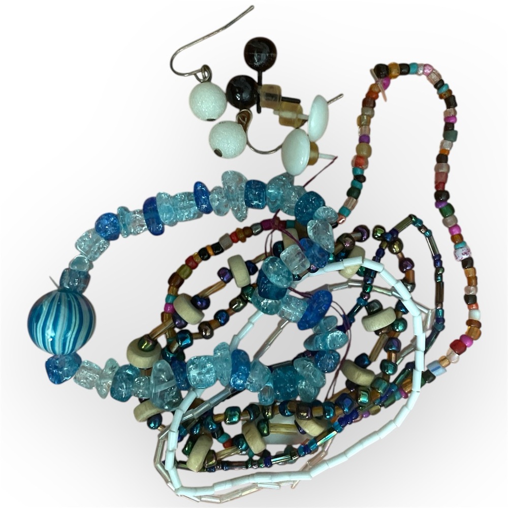 Costume Jewelry- bracelets, earrings, necklaces, and pin